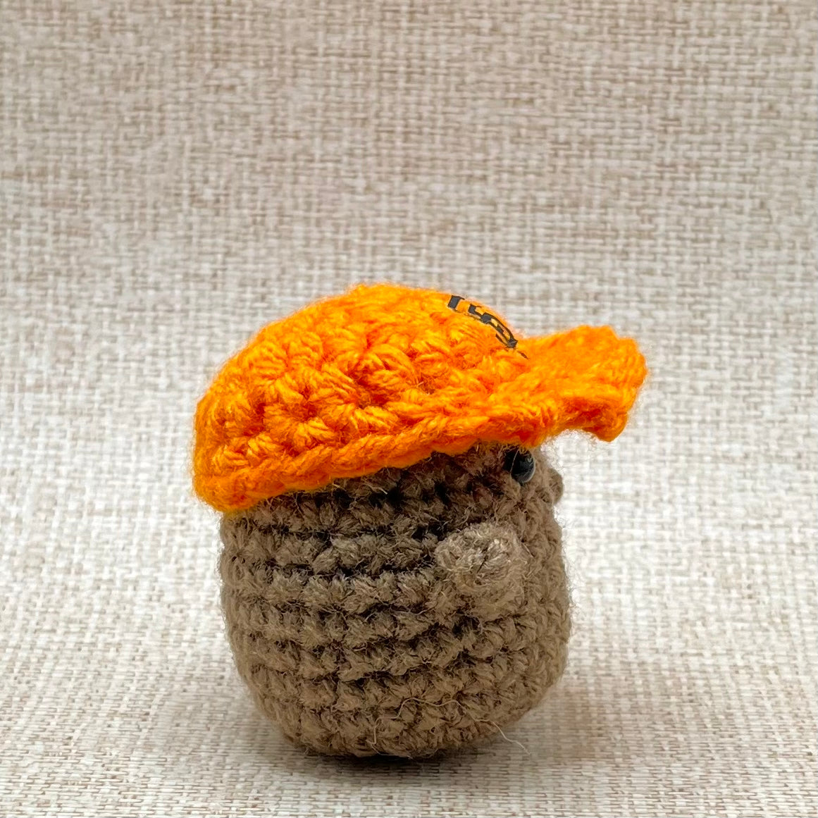 Spuddie in a Baseball Hat