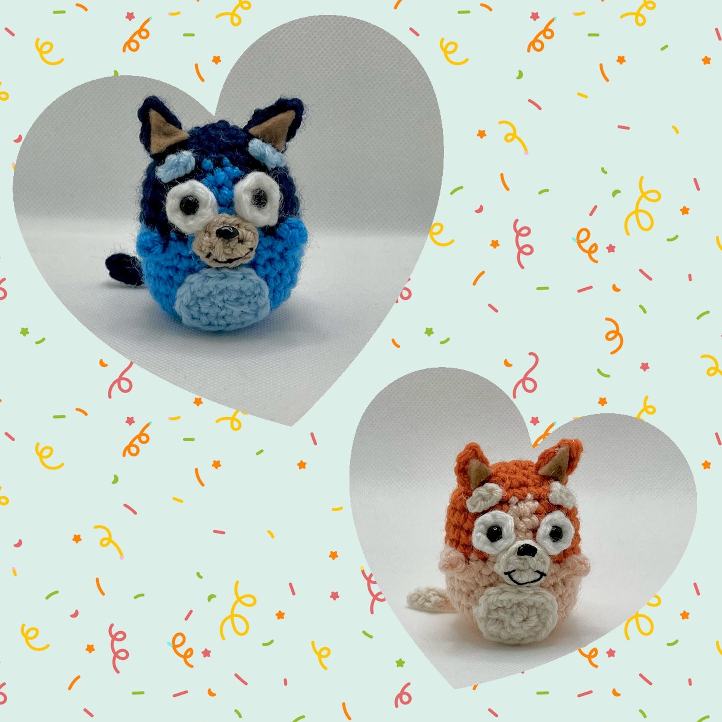 Blue, Red, or White Heeler Spuddie
