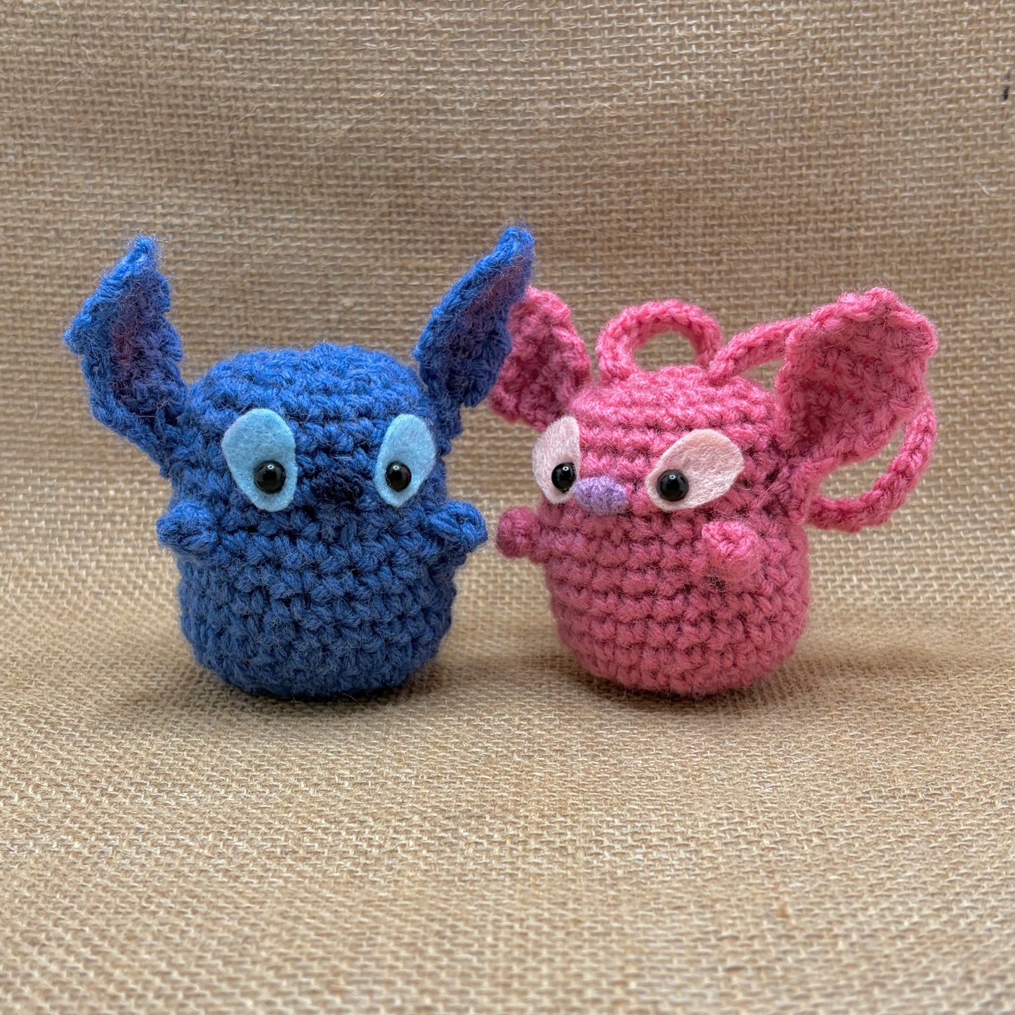 Blue and Pink Aliens