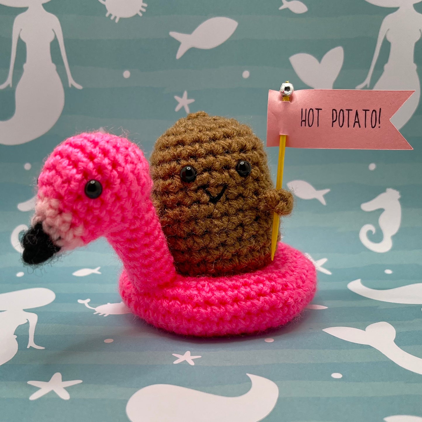 Summer Spuddie - Flamingo